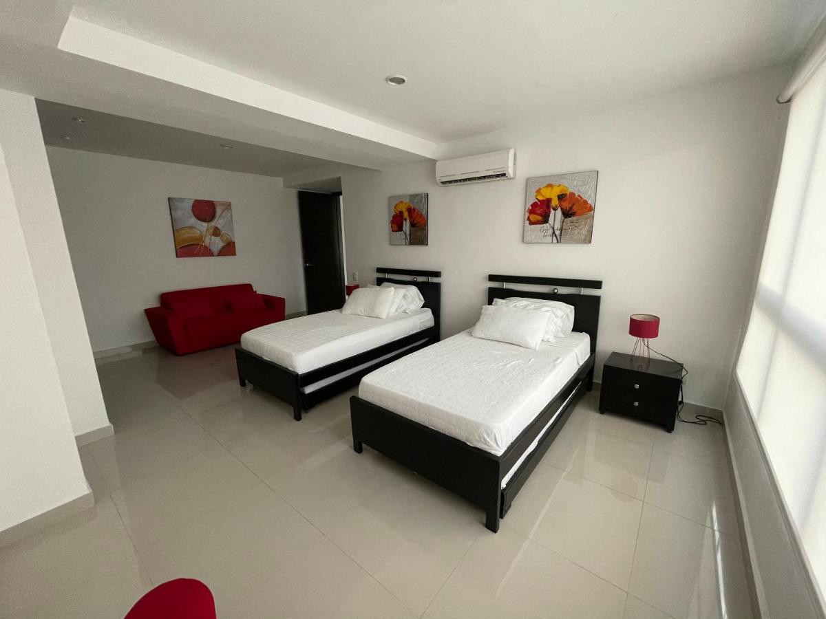 Cartagena Beach Front Apartments Bagian luar foto
