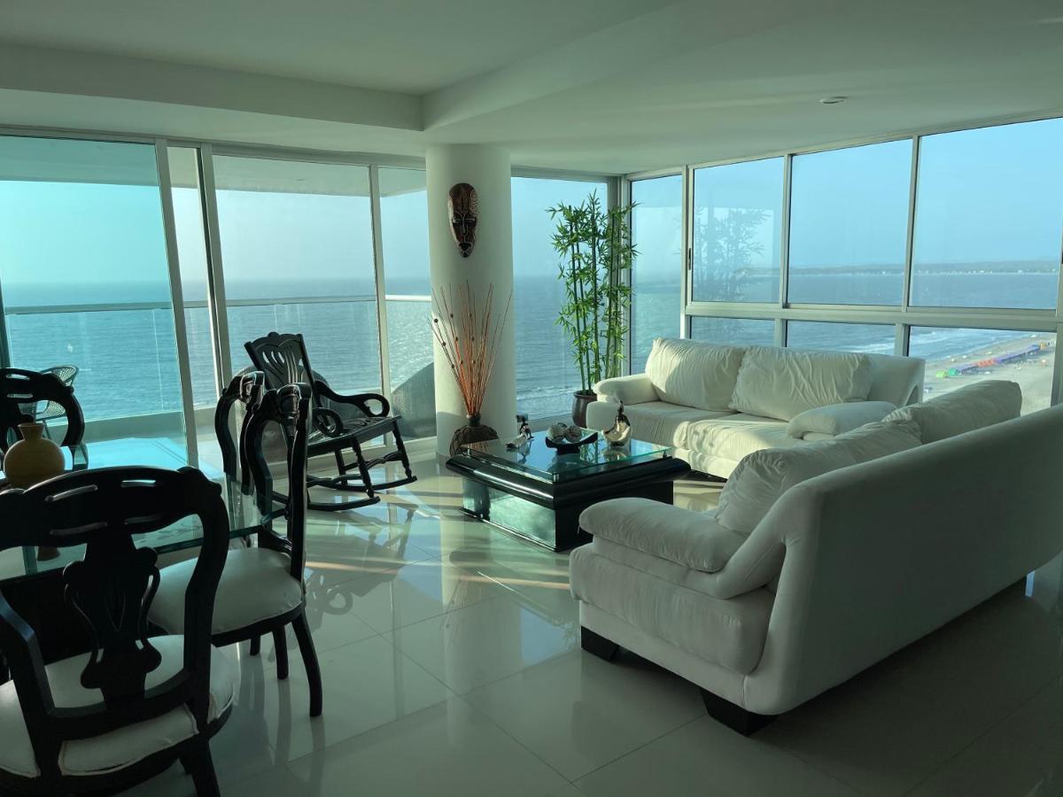 Cartagena Beach Front Apartments Bagian luar foto