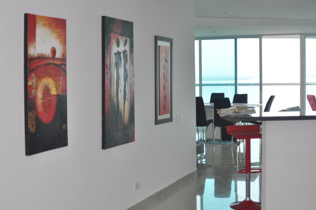 Cartagena Beach Front Apartments Bagian luar foto